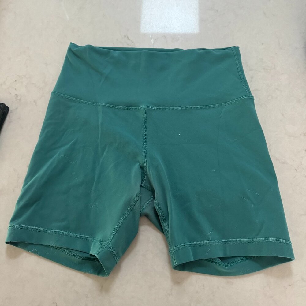 Lululemon Wunder Train High Rise Bike Short 6 Inch